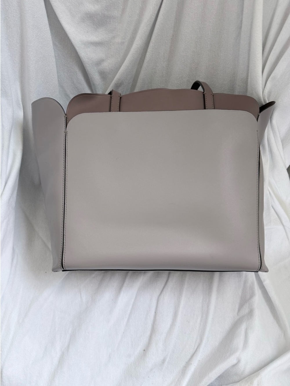 kate spade Two-Tone Taupe and Brown Leather Tote - Picture 8 of 10